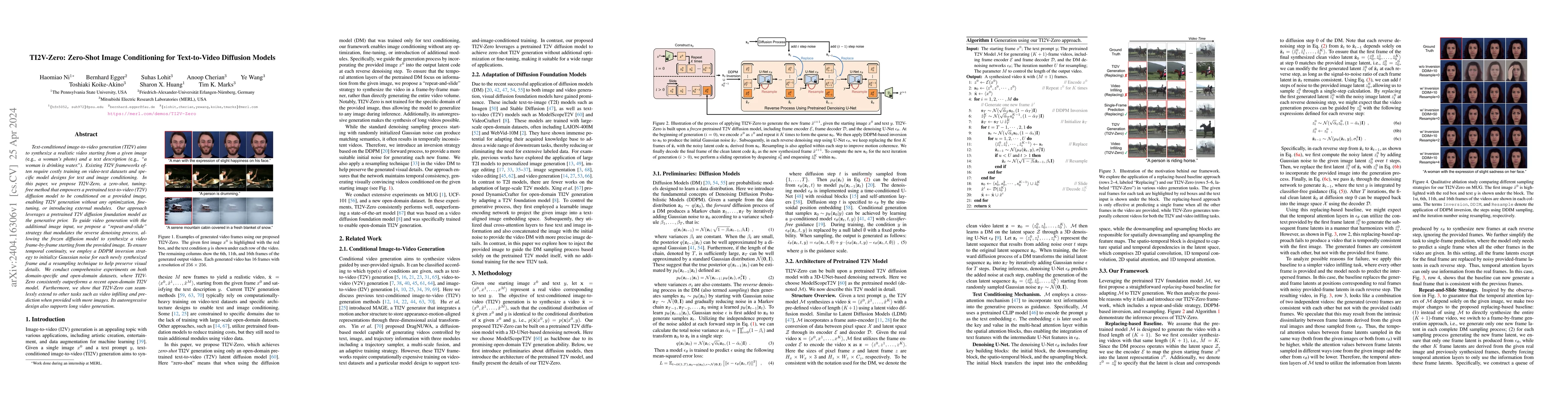 Thumbnail for TI2V-Zero: Zero-Shot Image Conditioning for Text-to-Video Diffusion
  Models