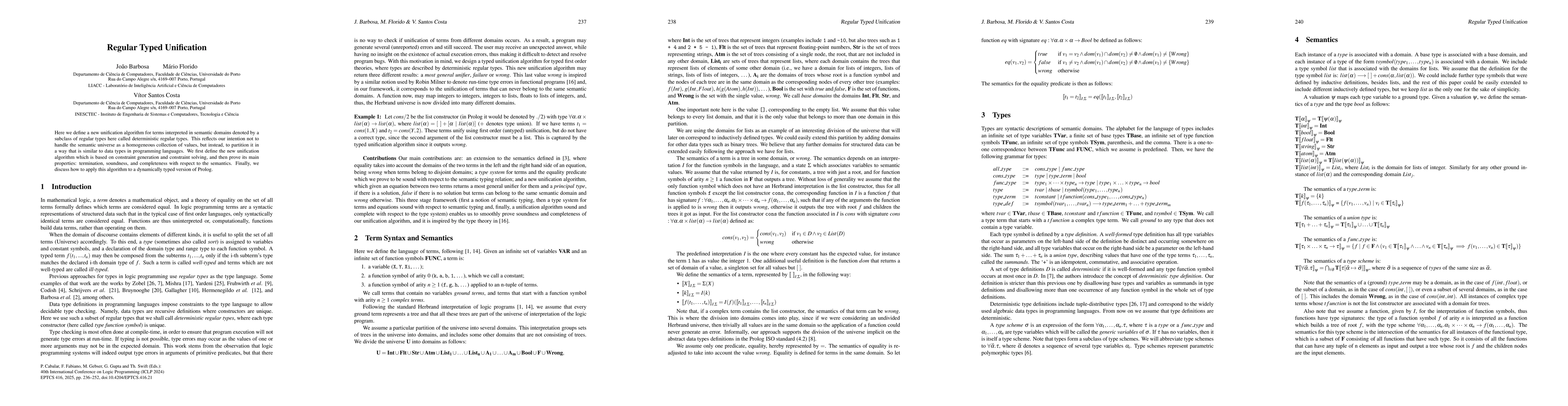 Thumbnail for Regular Typed Unification