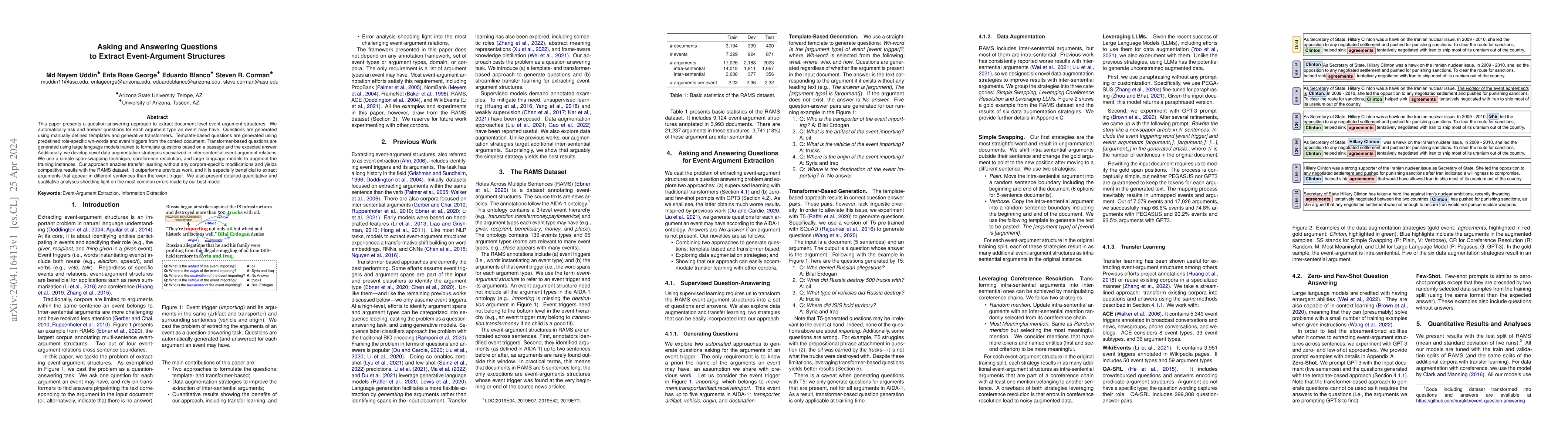 Thumbnail for Asking and Answering Questions to Extract Event-Argument Structures