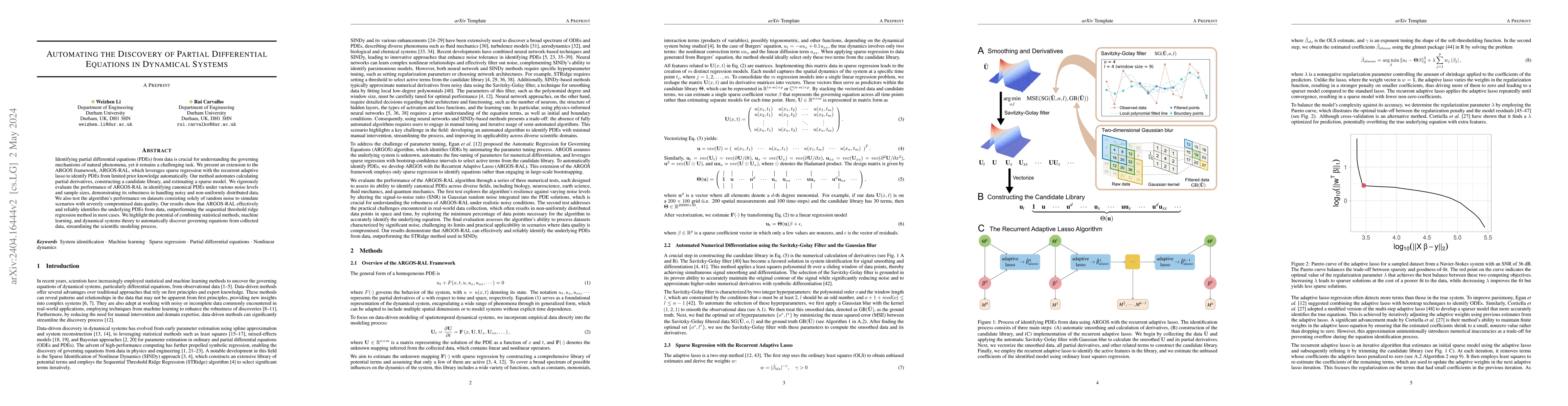 Thumbnail for Automating the Discovery of Partial Differential Equations in Dynamical
  Systems