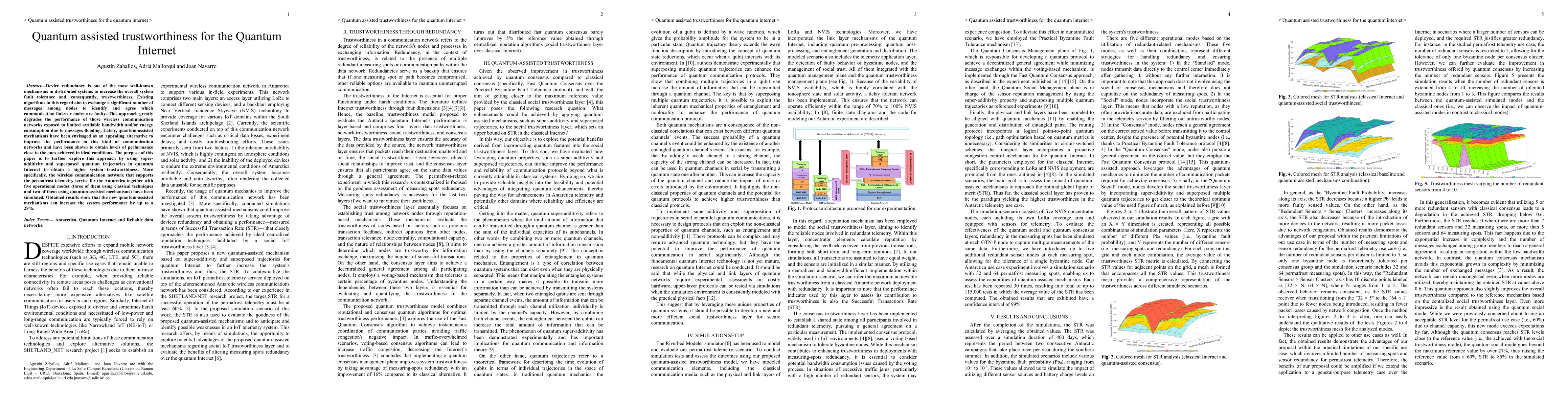 Thumbnail for Quantum-assisted trustworthiness for the Quantum Internet