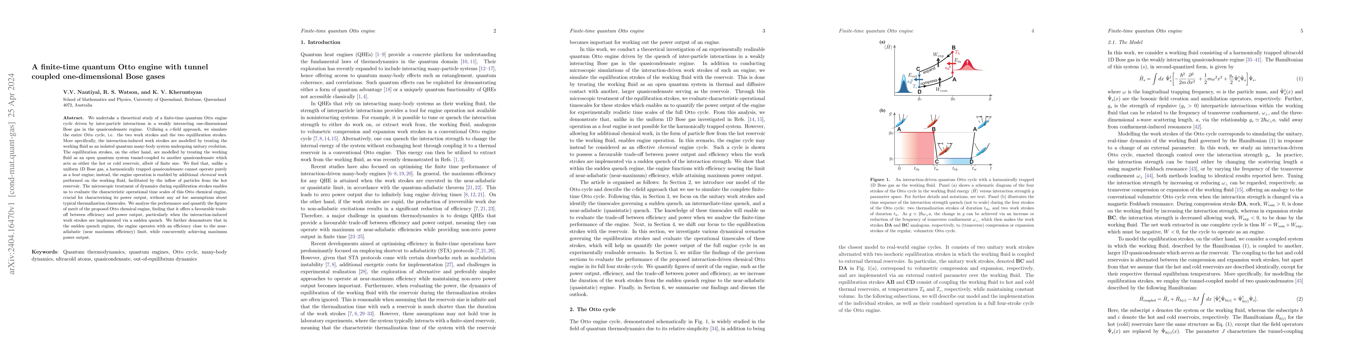 Thumbnail for A finite-time quantum Otto engine with tunnel coupled one-dimensional
  Bose gases