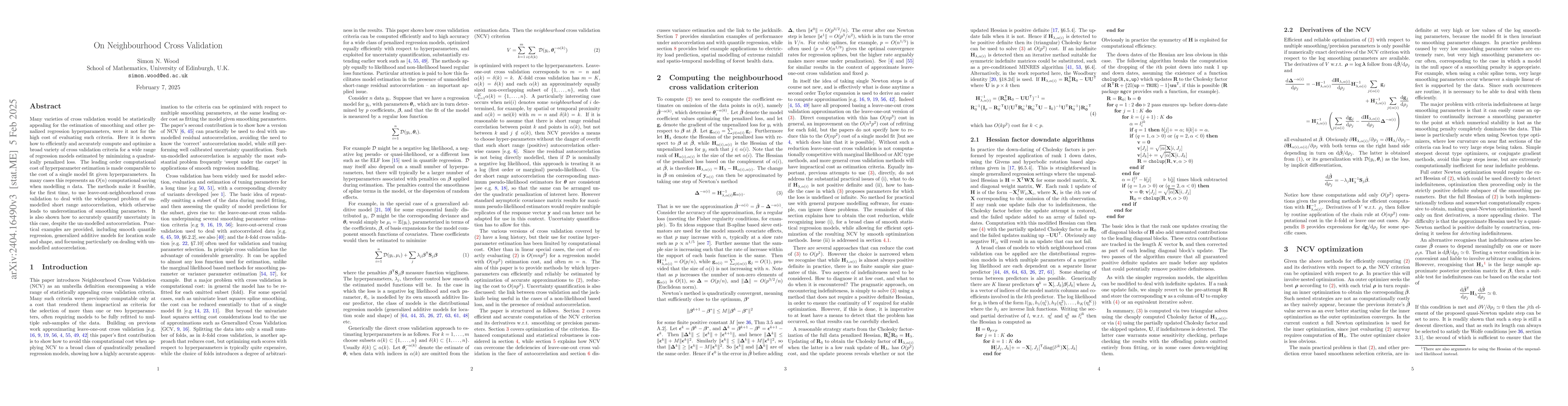 Thumbnail for On Neighbourhood Cross Validation