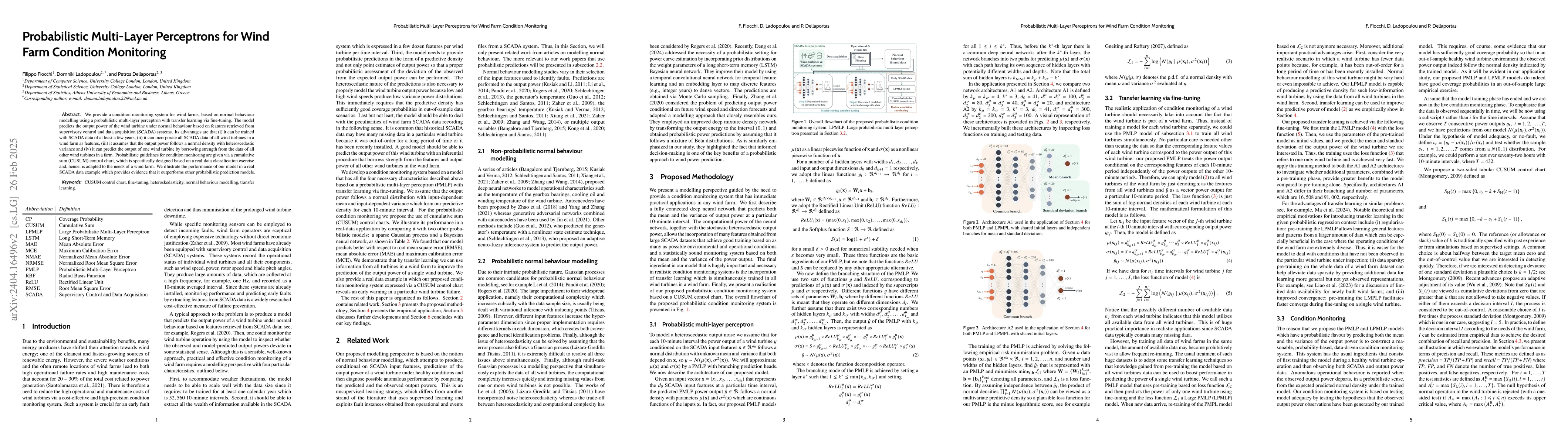 Thumbnail for Probabilistic Multi-Layer Perceptrons for Wind Farm Condition Monitoring