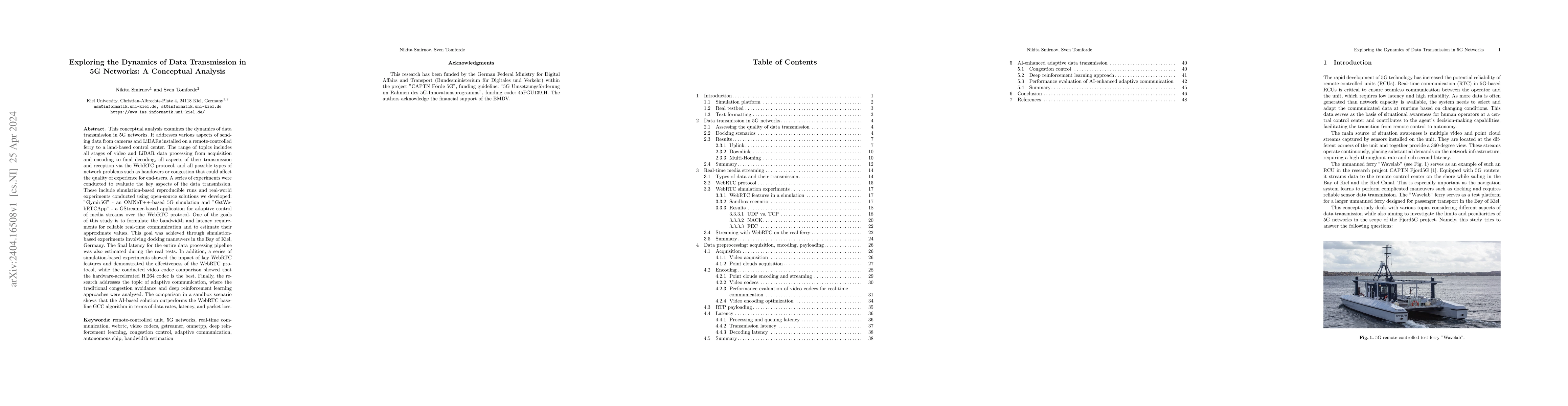 Thumbnail for Exploring the Dynamics of Data Transmission in 5G Networks: A Conceptual
  Analysis