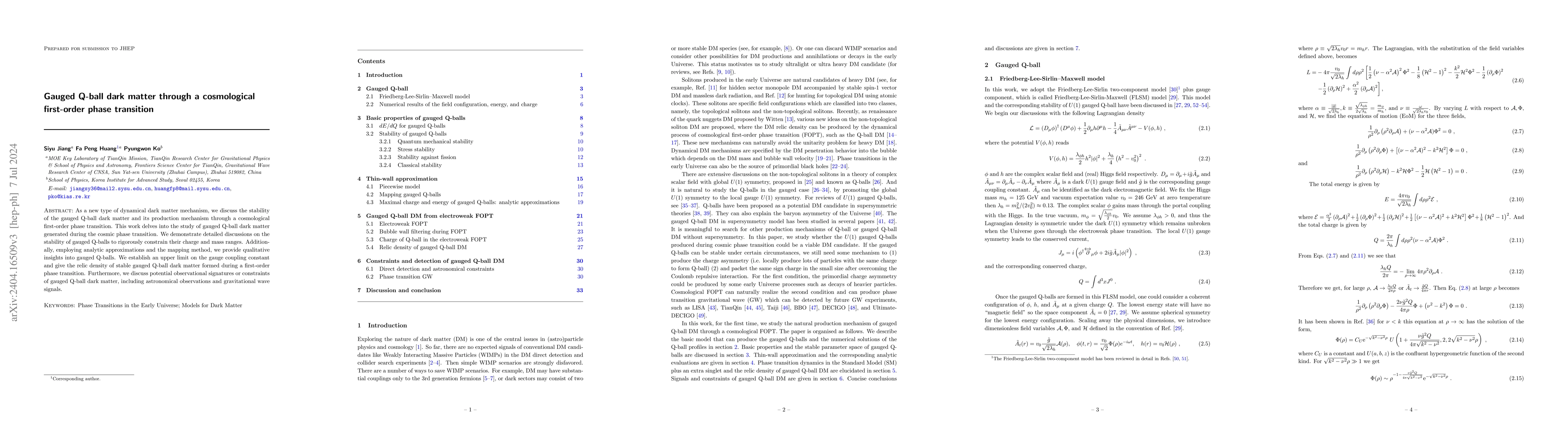Thumbnail for Gauged Q-ball dark matter through a cosmological first-order phase
  transition