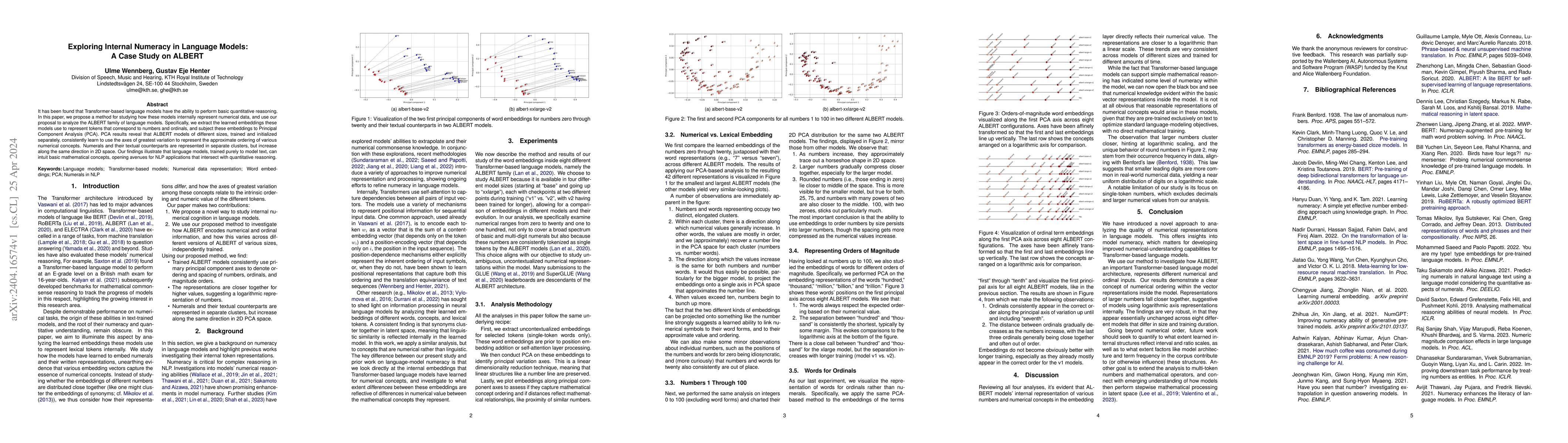 Thumbnail for Exploring Internal Numeracy in Language Models: A Case Study on ALBERT