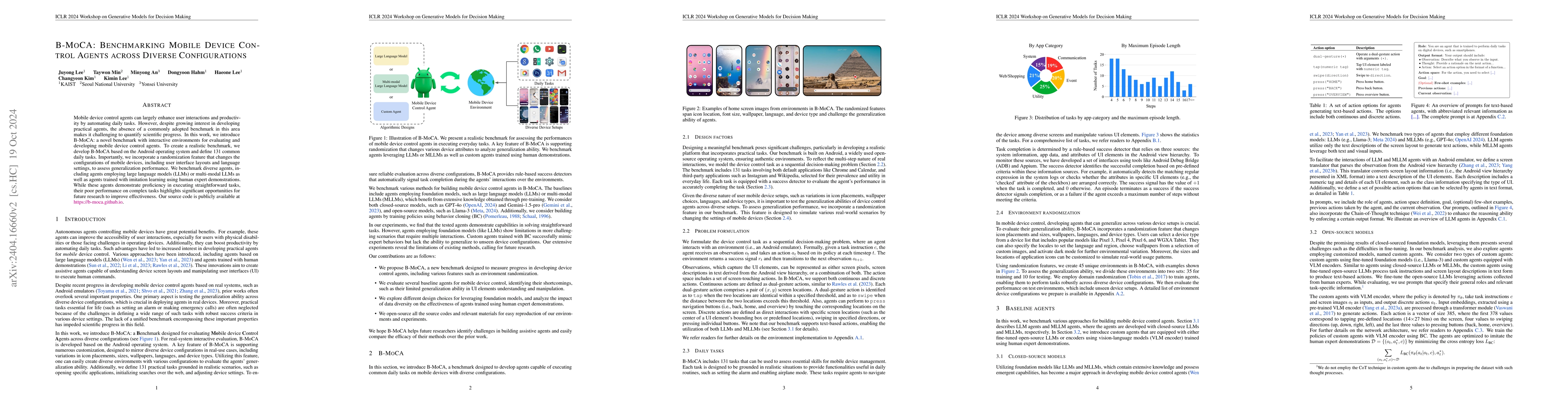 Thumbnail for Benchmarking Mobile Device Control Agents across Diverse Configurations