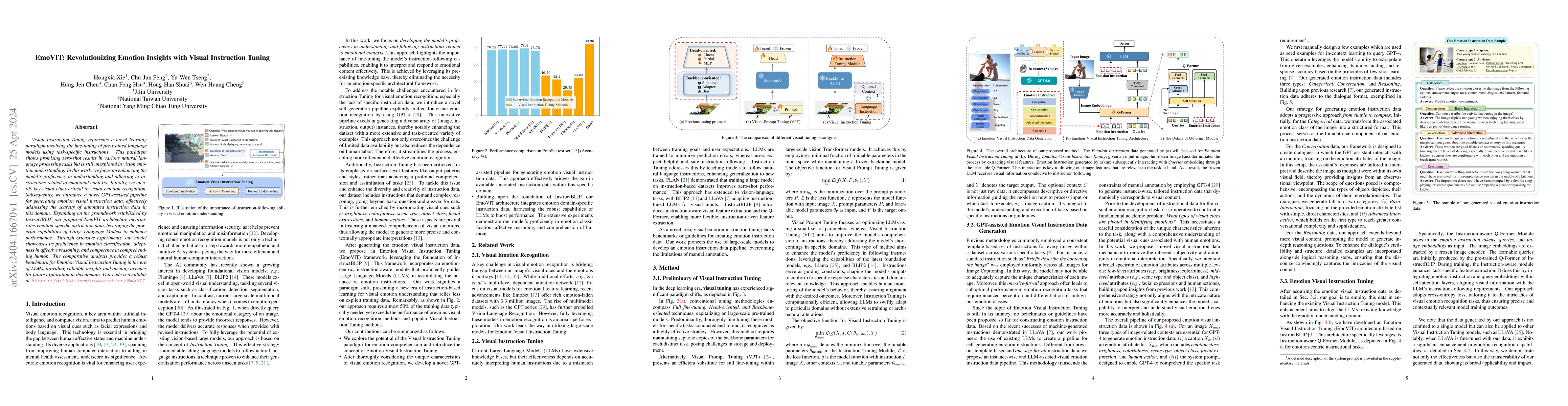 Thumbnail for EmoVIT: Revolutionizing Emotion Insights with Visual Instruction Tuning
