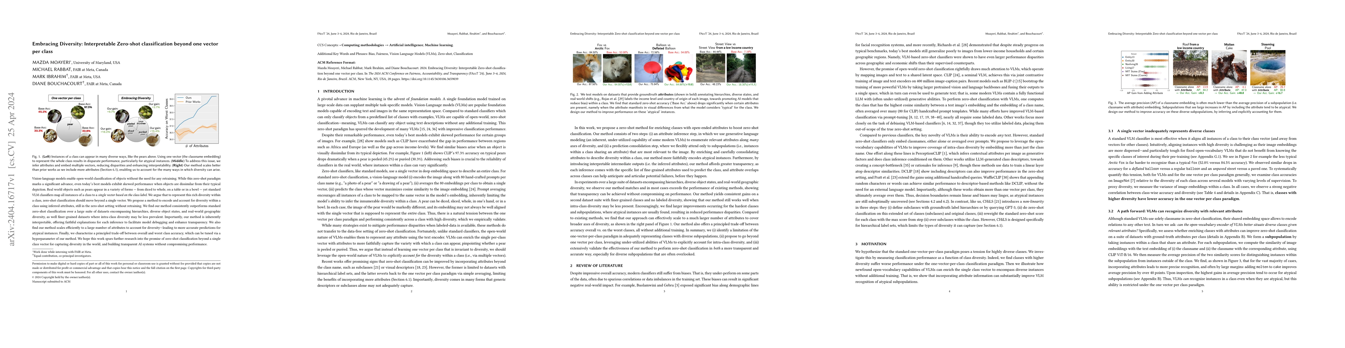 Thumbnail for Embracing Diversity: Interpretable Zero-shot classification beyond one
  vector per class