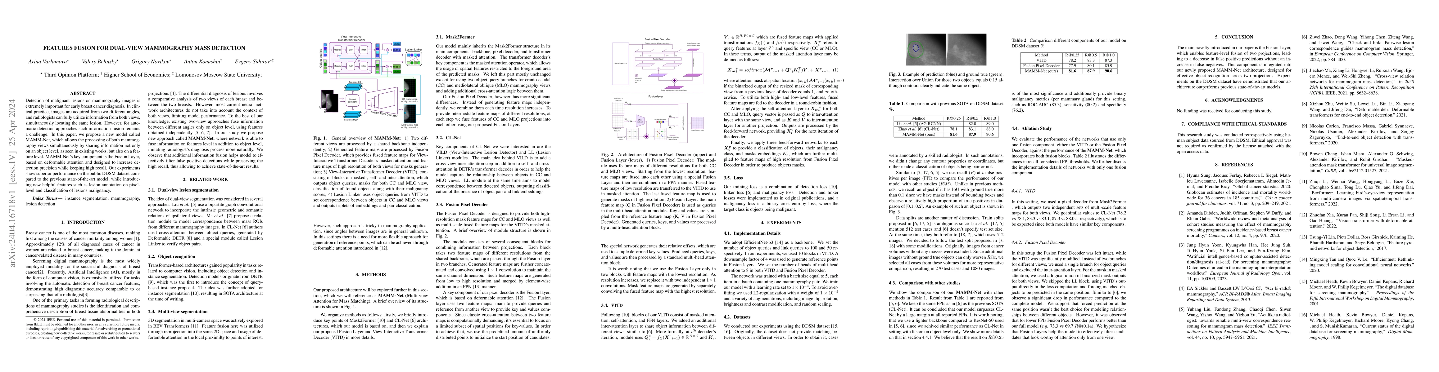 Thumbnail for Features Fusion for Dual-View Mammography Mass Detection