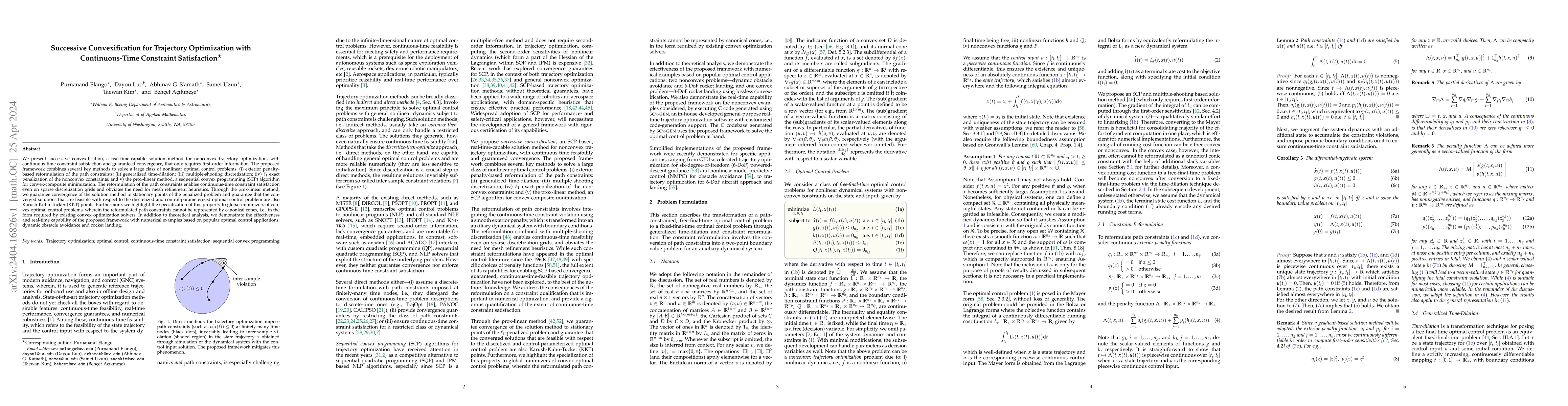 Thumbnail for Successive Convexification for Trajectory Optimization with
  Continuous-Time Constraint Satisfaction
