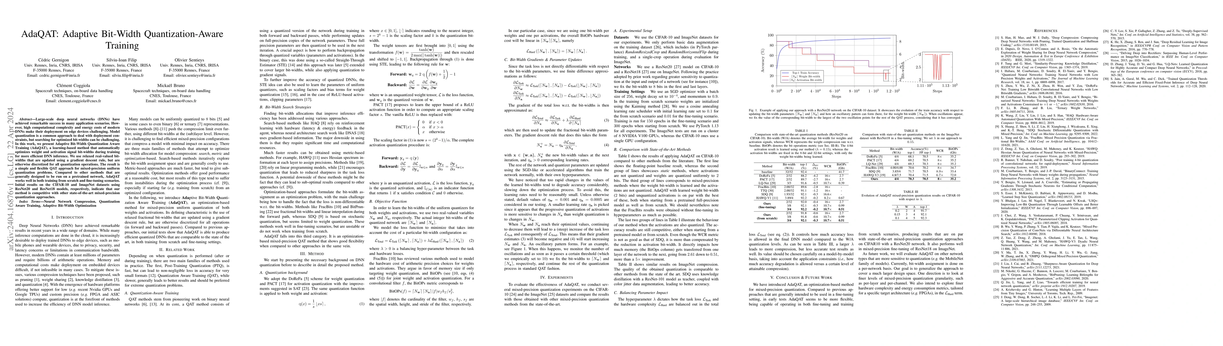 Thumbnail for AdaQAT: Adaptive Bit-Width Quantization-Aware Training