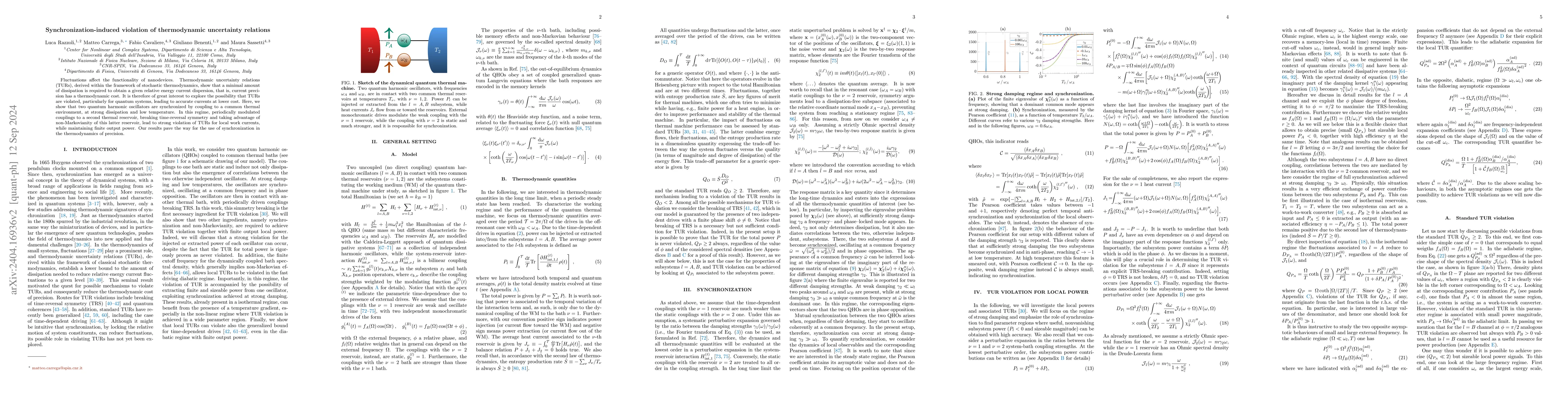 Thumbnail for Synchronization-induced violation of thermodynamic uncertainty relations