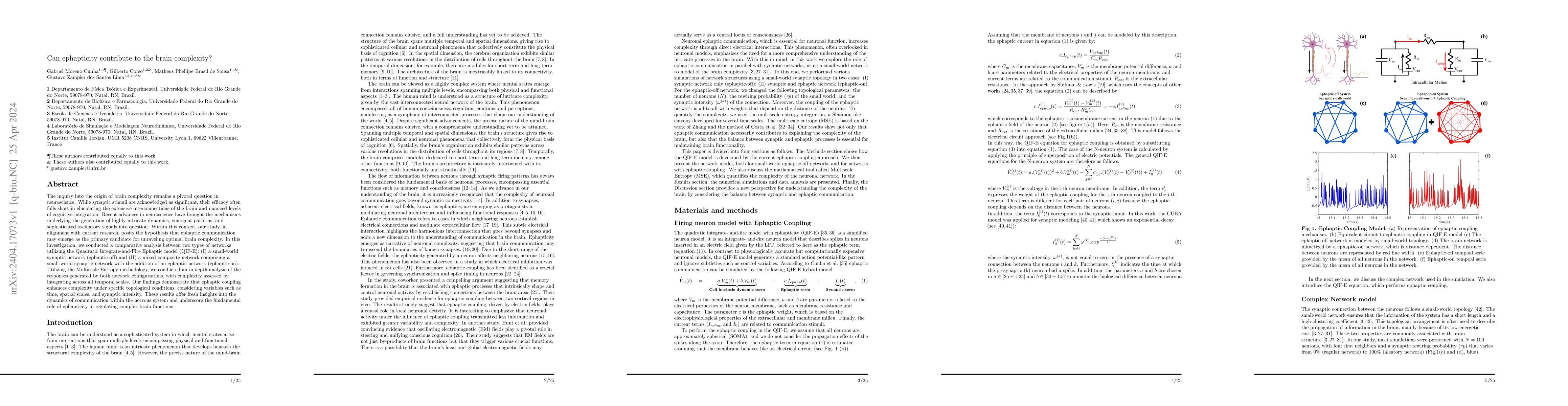 Thumbnail for Can Ephapticity Contributes to the Brain Complexity?