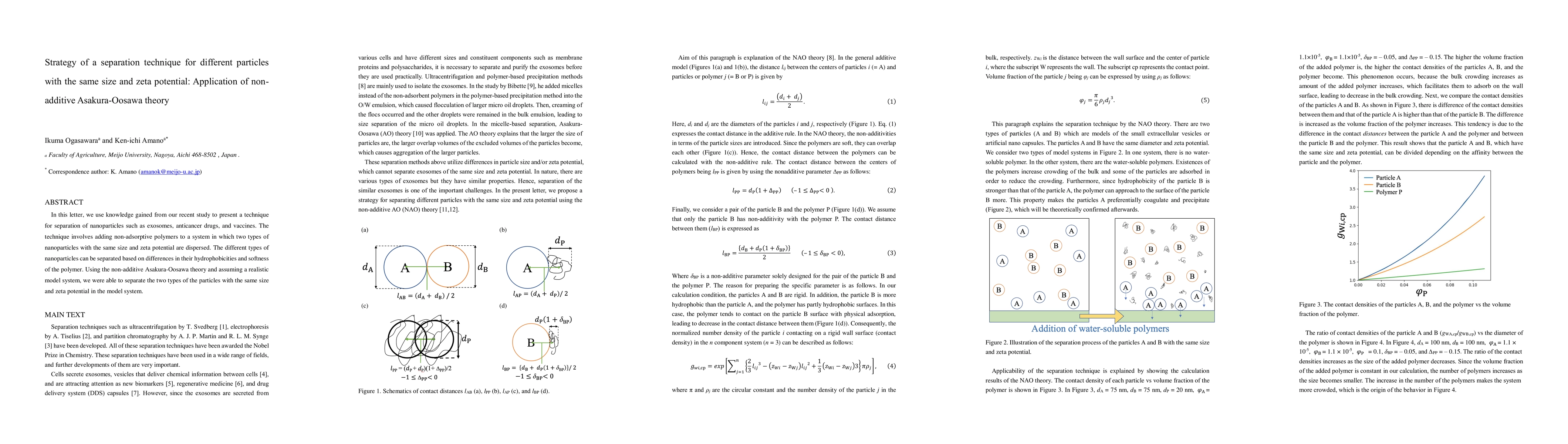 Thumbnail for Strategy of a separation technique for different particles with the same
  size and zeta potential: Application of non-additive Asakura-Oosawa theory
