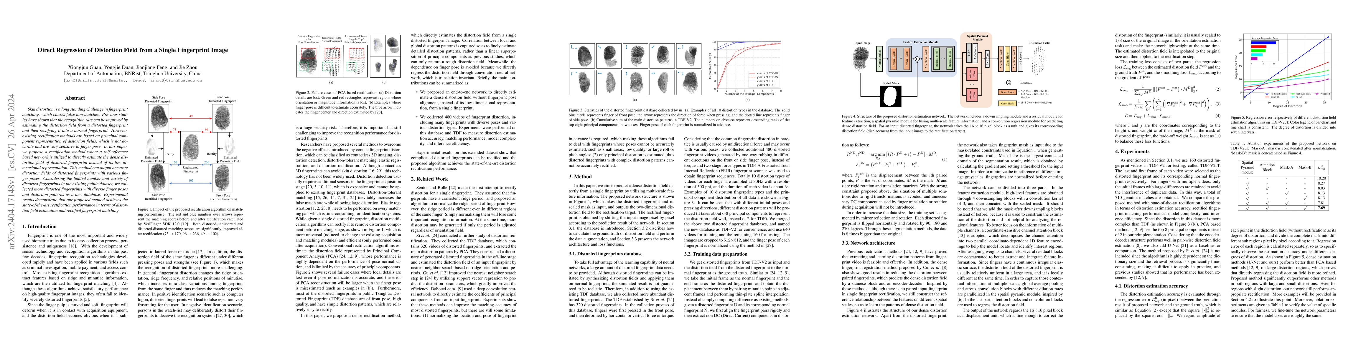 Thumbnail for Direct Regression of Distortion Field from a Single Fingerprint Image