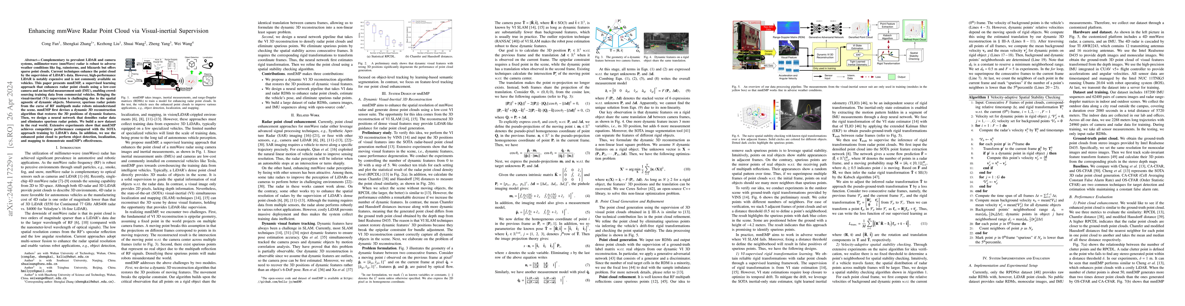 Thumbnail for Enhancing mmWave Radar Point Cloud via Visual-inertial Supervision