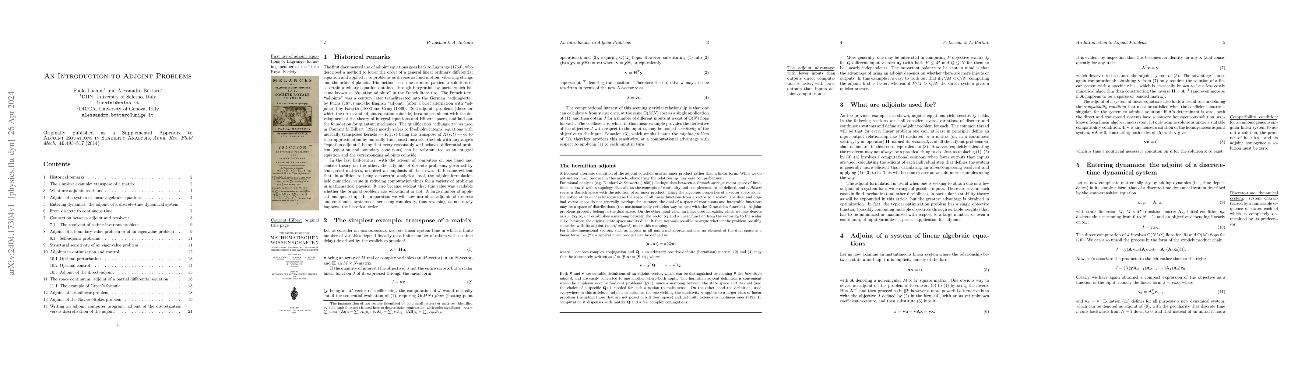 Thumbnail for An Introduction to Adjoint Problems
