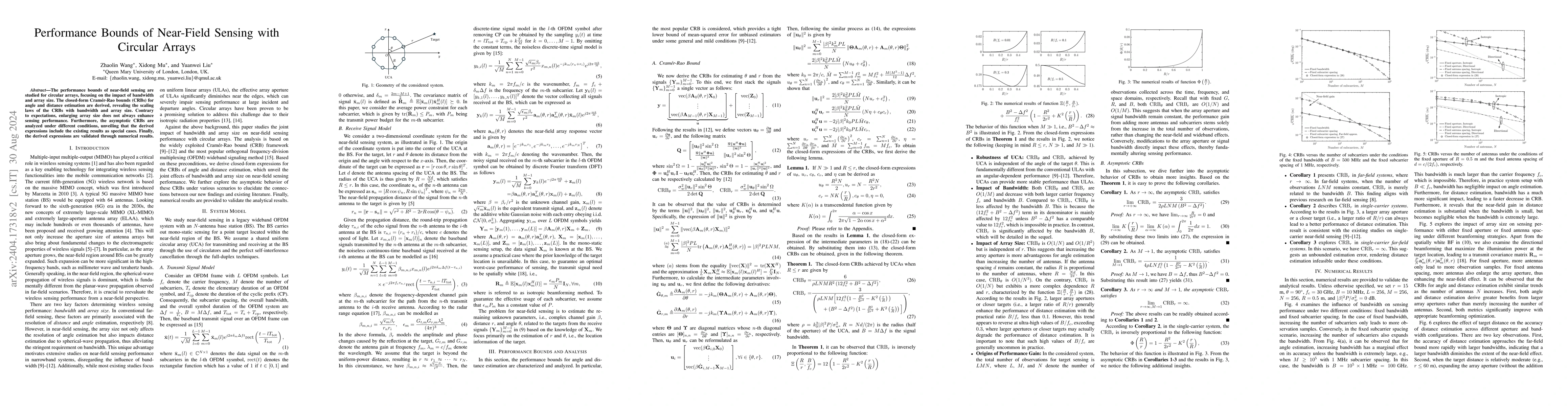 Thumbnail for Performance Bounds of Near-Field Sensing with Circular Arrays