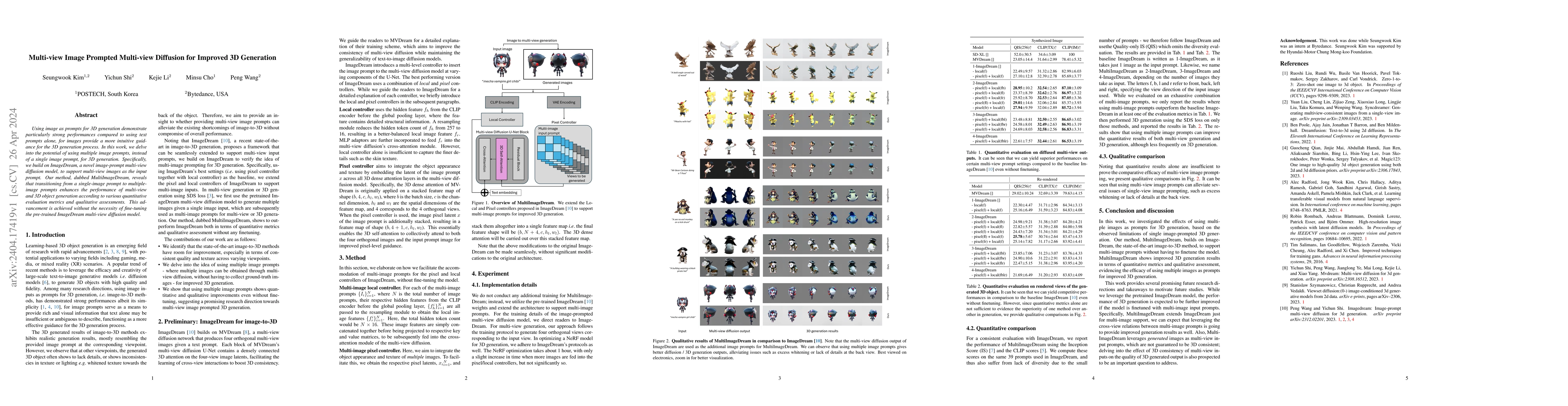Thumbnail for Multi-view Image Prompted Multi-view Diffusion for Improved 3D
  Generation