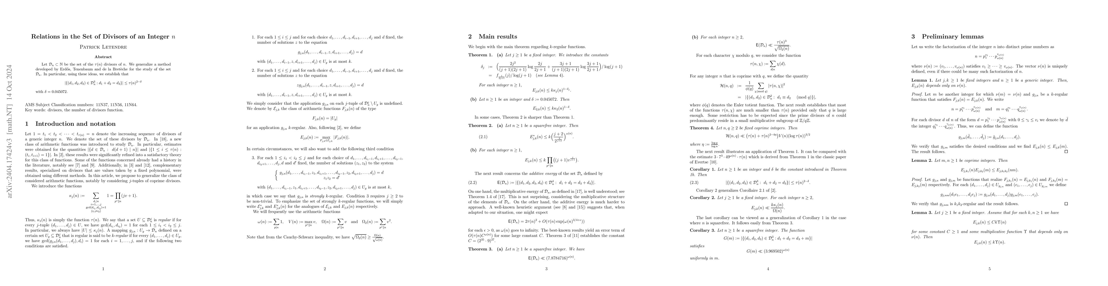 Thumbnail for \'Equations en diviseurs