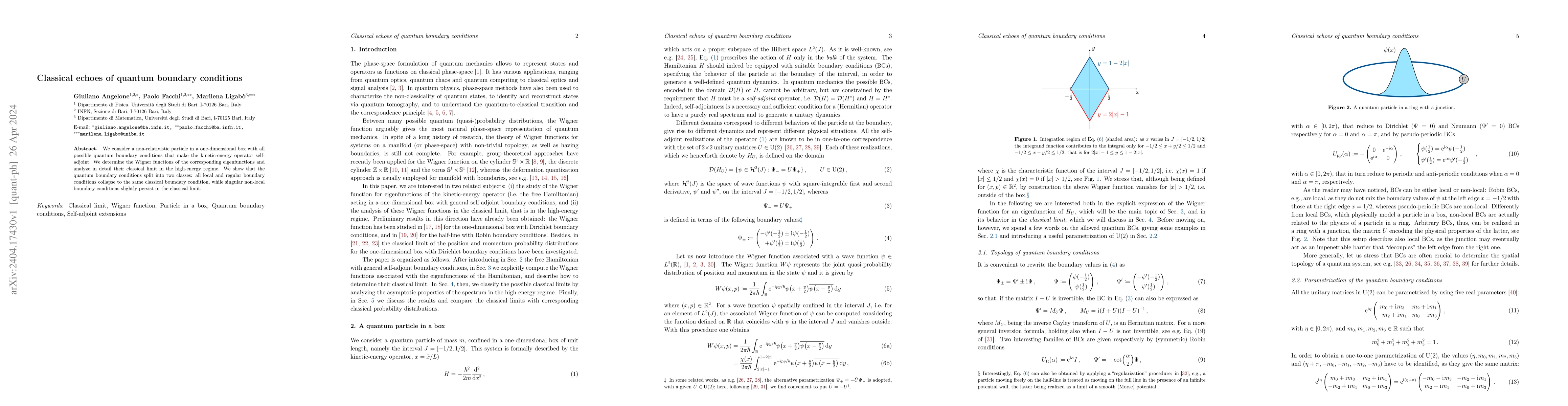 Thumbnail for Classical echoes of quantum boundary conditions