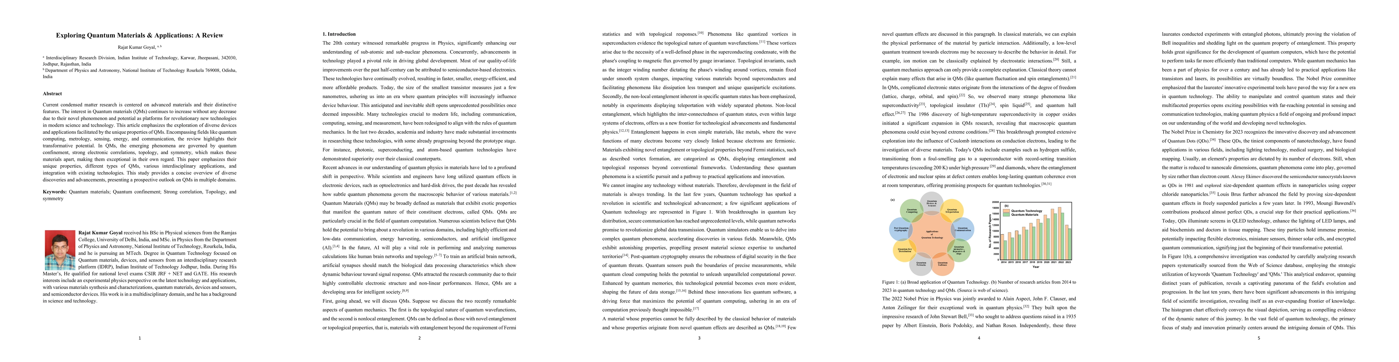 Thumbnail for Exploring Quantum Materials & Applications: A Review