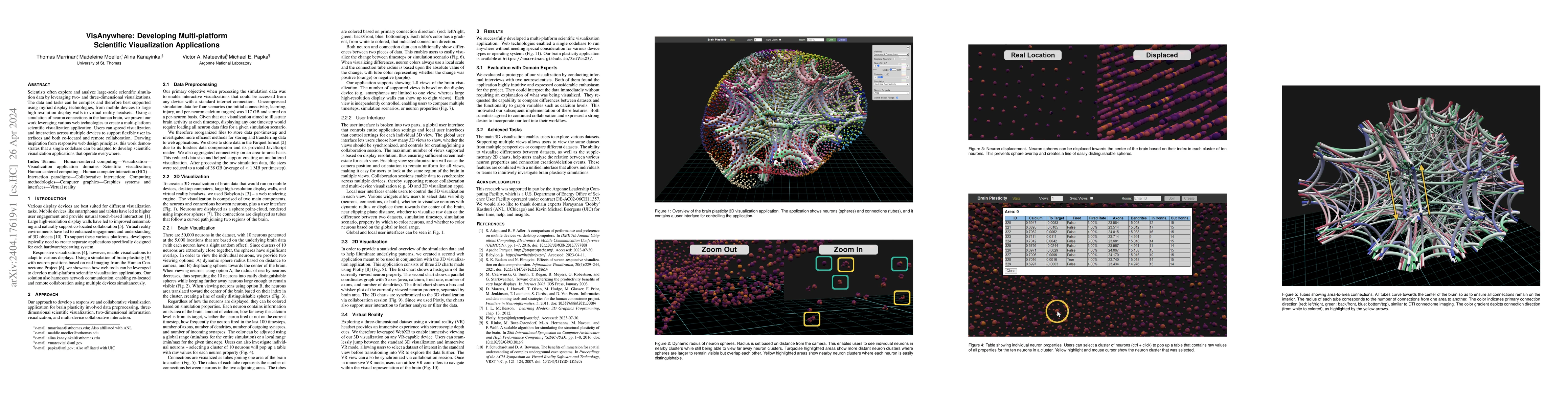Thumbnail for VisAnywhere: Developing Multi-platform Scientific Visualization
  Applications