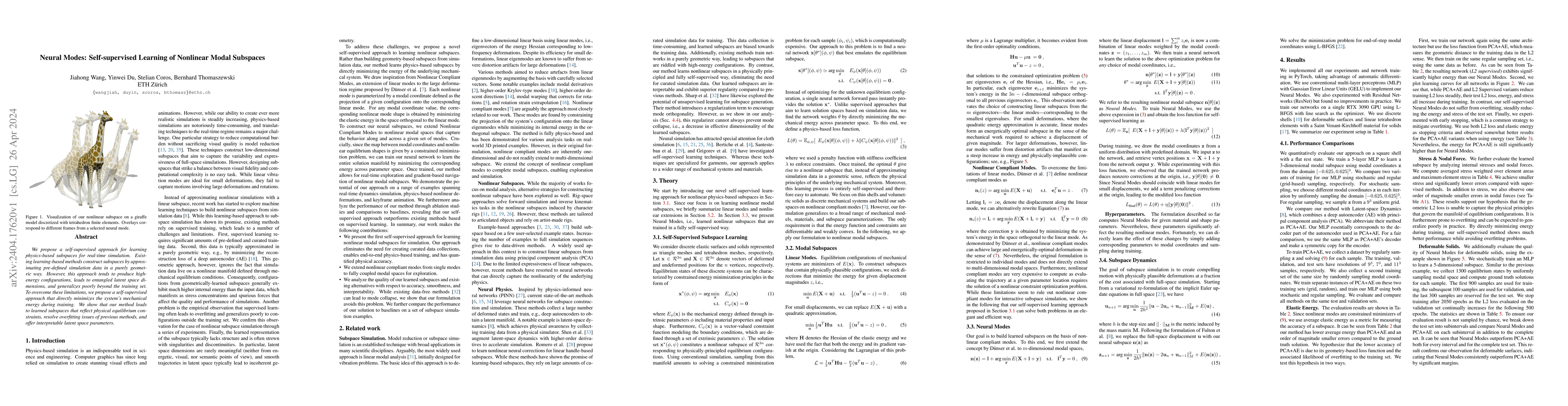 Thumbnail for Neural Modes: Self-supervised Learning of Nonlinear Modal Subspaces