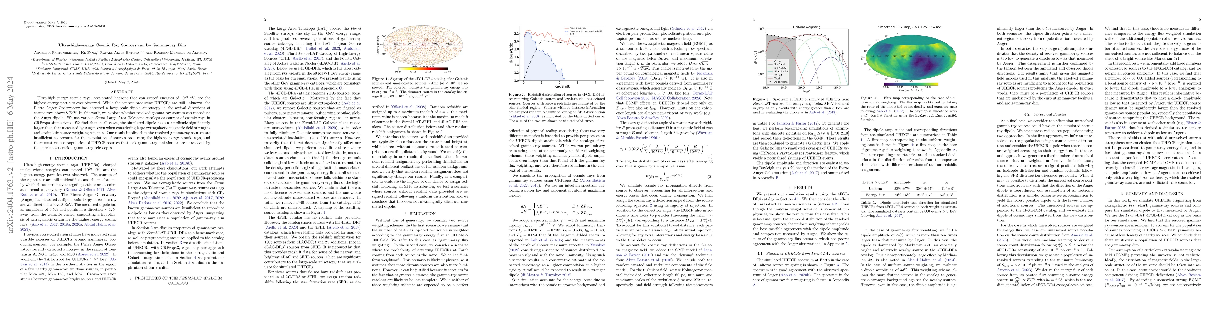 Thumbnail for Ultra-high-energy Cosmic Ray Sources can be Gamma-ray Dim