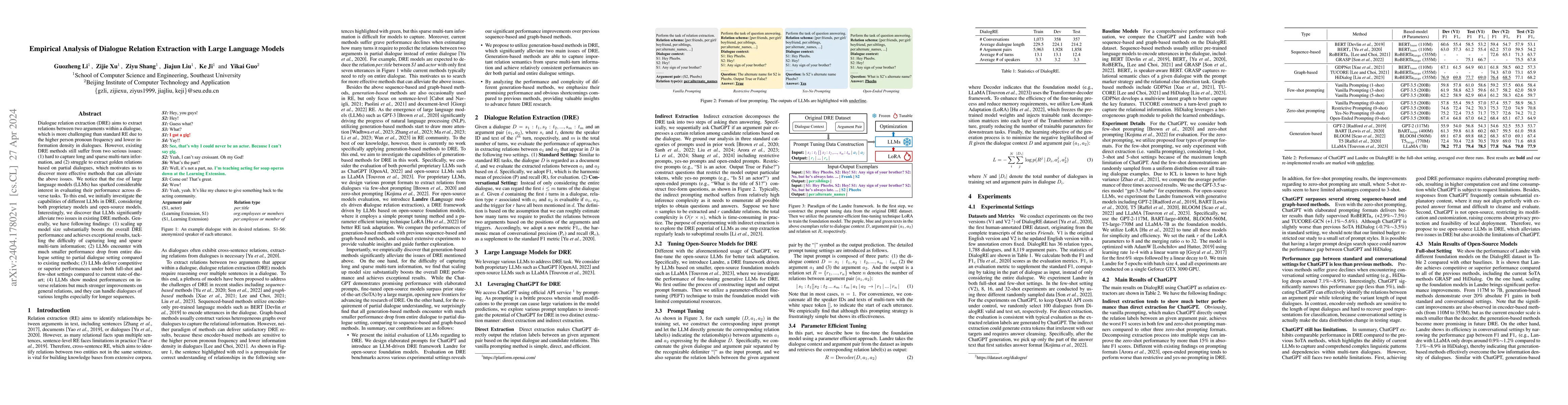 Thumbnail for Empirical Analysis of Dialogue Relation Extraction with Large Language
  Models