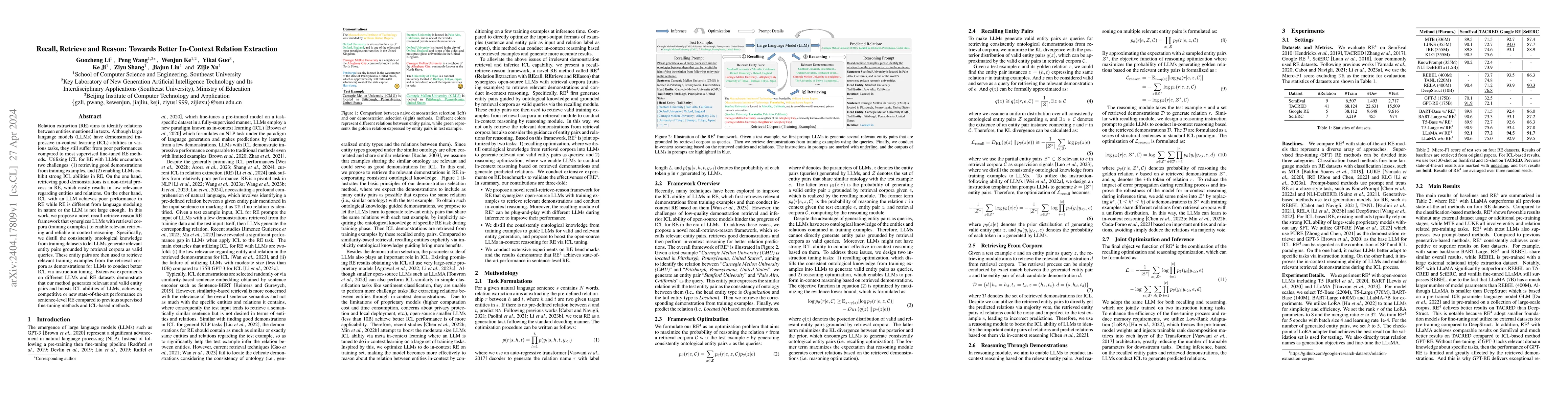 Thumbnail for Recall, Retrieve and Reason: Towards Better In-Context Relation
  Extraction
