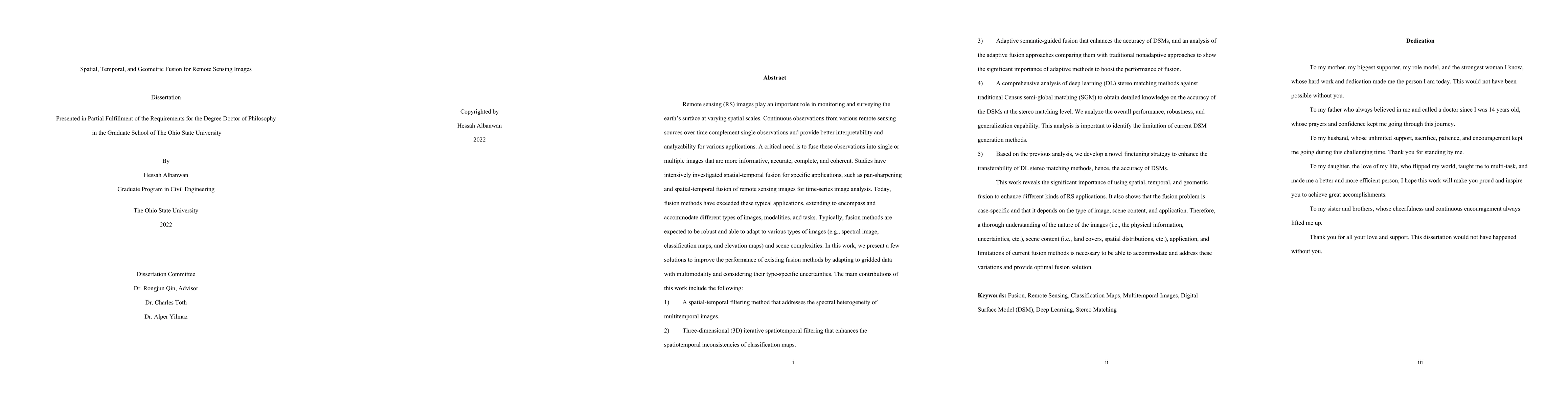 Thumbnail for Spatial, Temporal, and Geometric Fusion for Remote Sensing Images