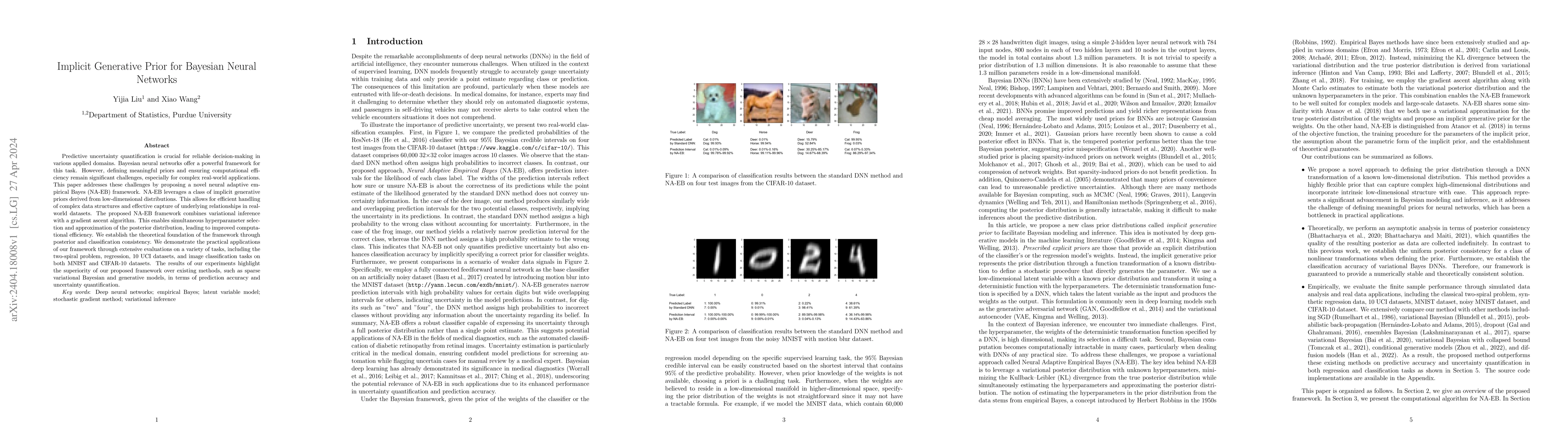 Thumbnail for Implicit Generative Prior for Bayesian Neural Networks