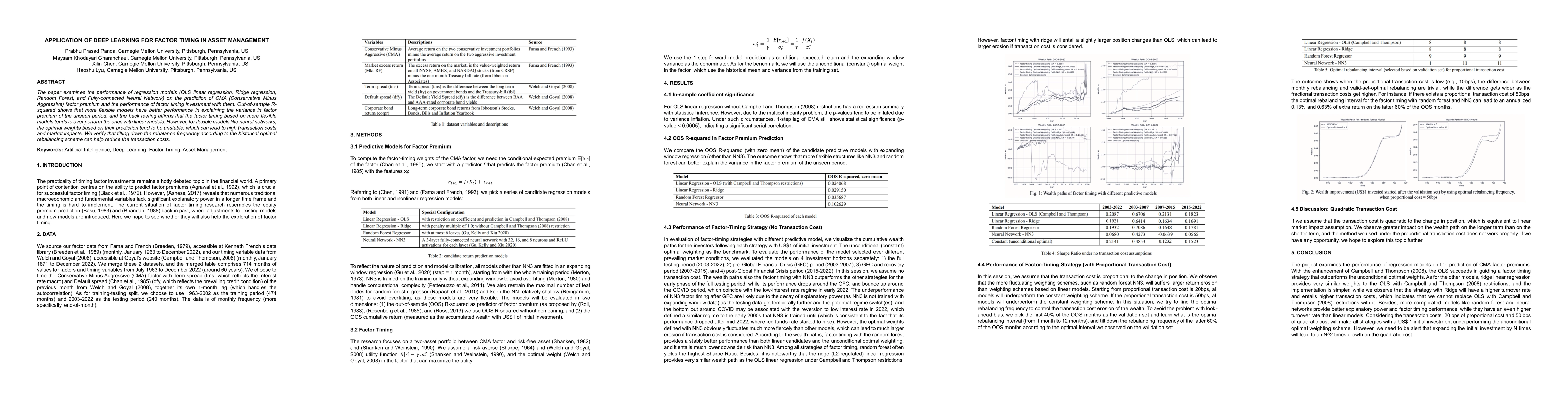 Thumbnail for Application of Deep Learning for Factor Timing in Asset Management