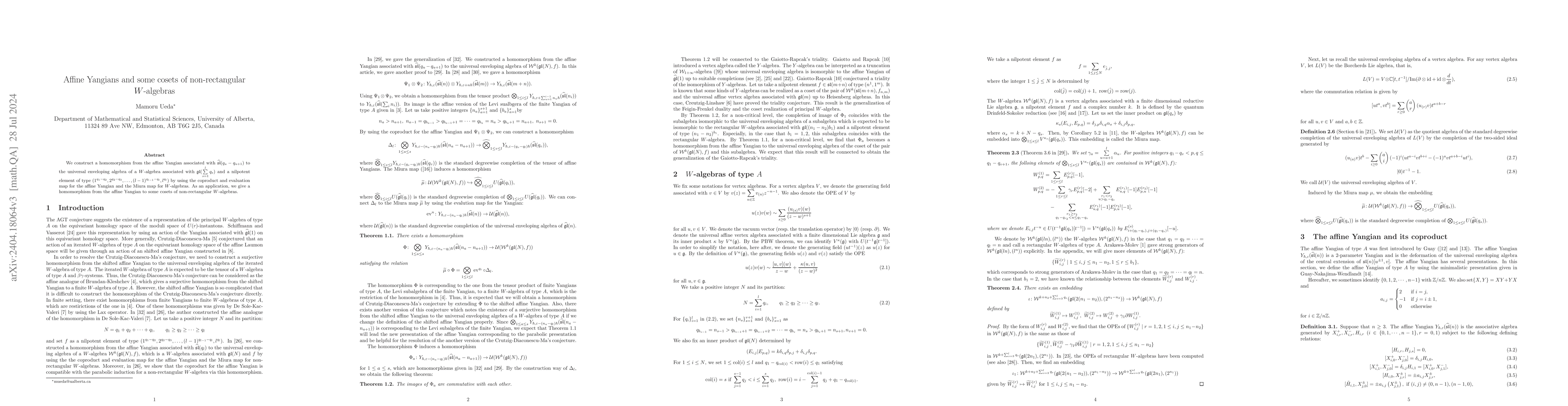 Thumbnail for Affine Yangians and some cosets of non-rectangular $W$-algebras
