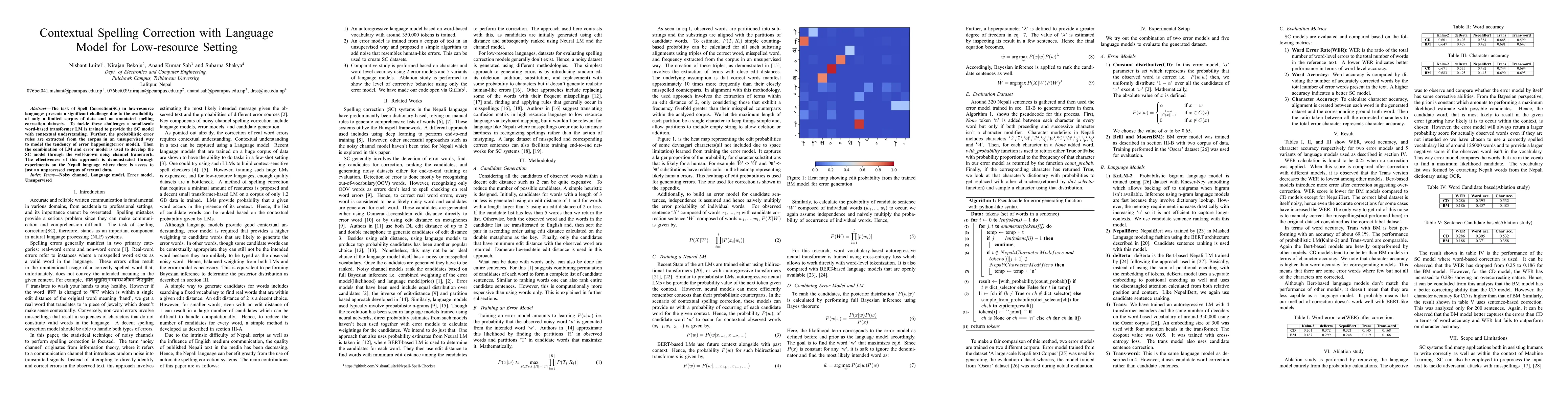 Thumbnail for Contextual Spelling Correction with Language Model for Low-resource
  Setting