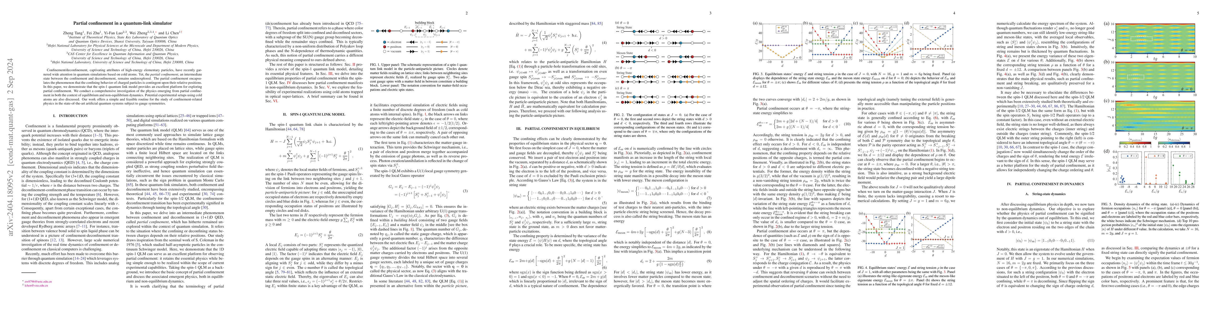 Thumbnail for Partial confinement in a quantum-link simulator