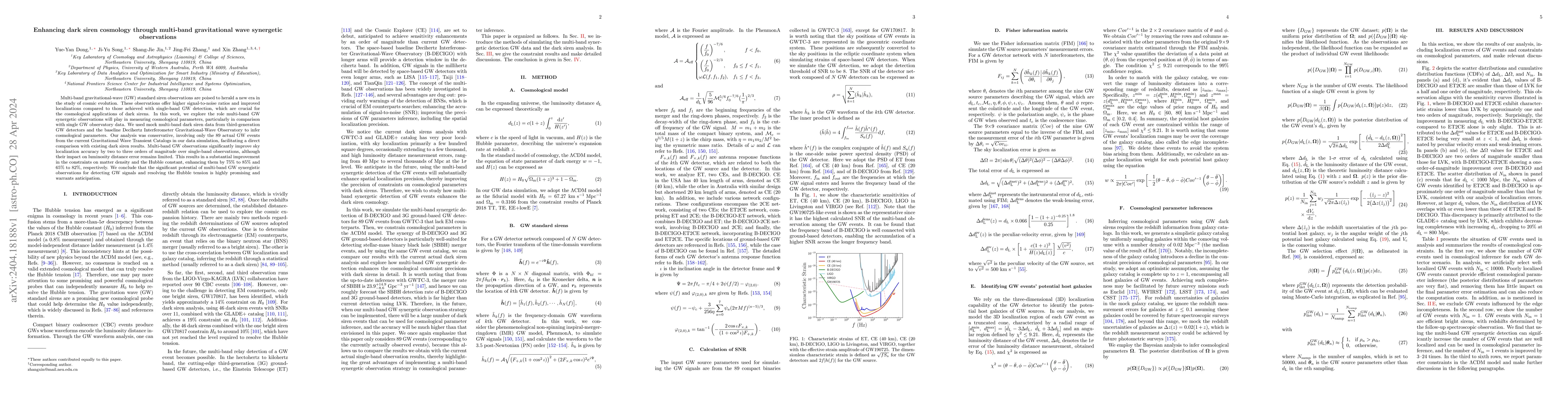 Thumbnail for Enhancing dark siren cosmology through multi-band gravitational wave
  synergetic observations