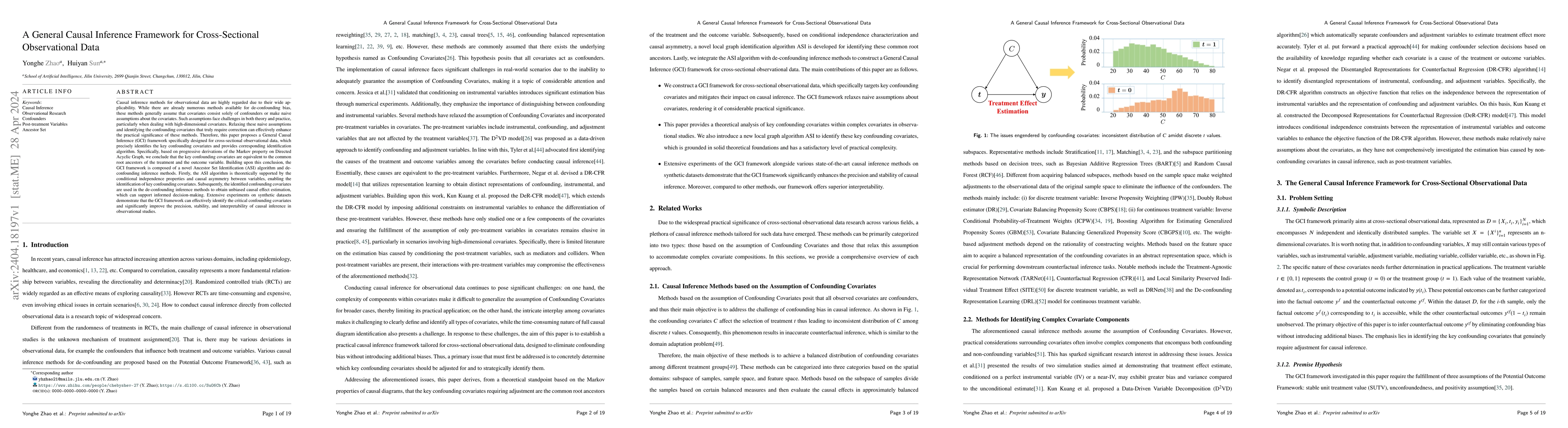 Thumbnail for A General Causal Inference Framework for Cross-Sectional Observational
  Data