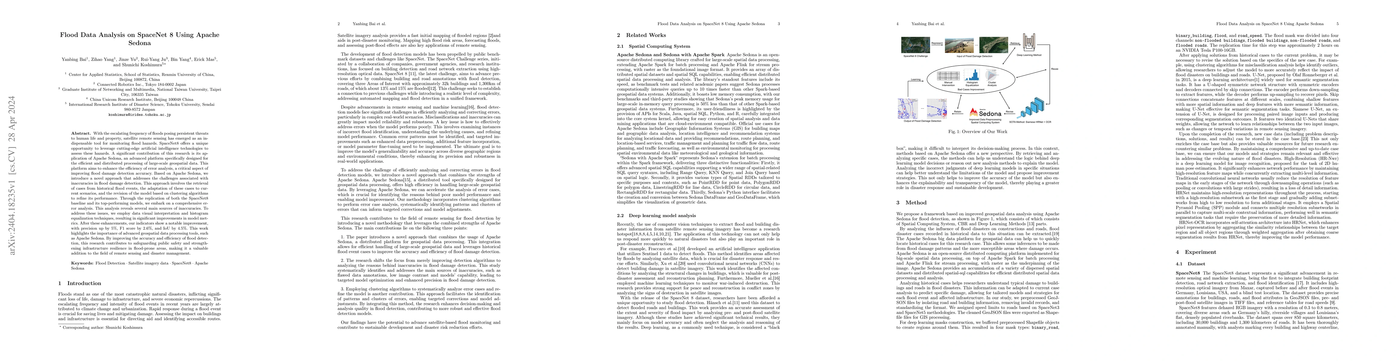 Thumbnail for Flood Data Analysis on SpaceNet 8 Using Apache Sedona