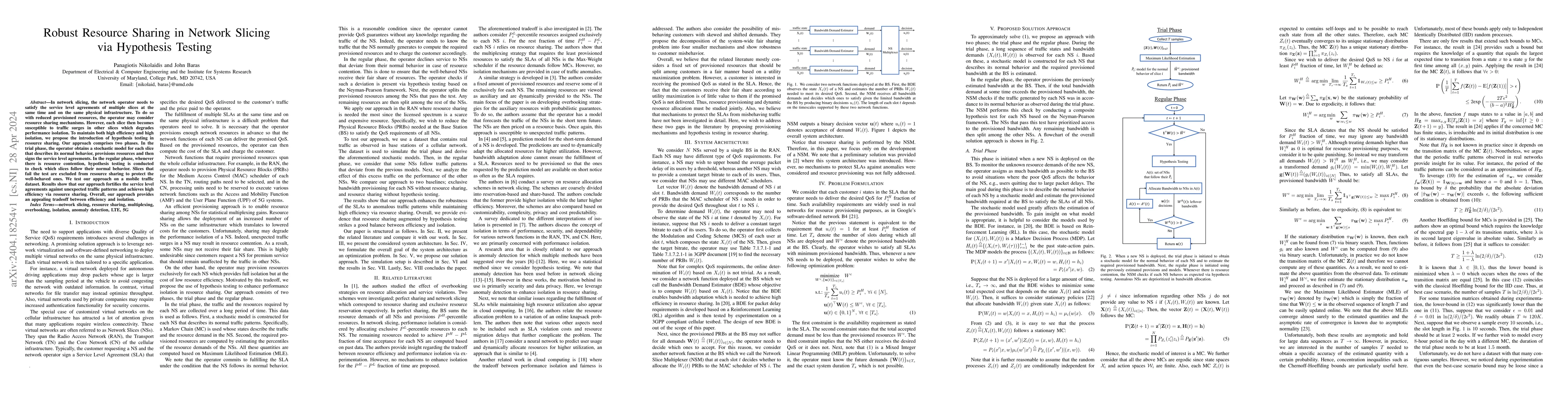 Thumbnail for Robust Resource Sharing in Network Slicing via Hypothesis Testing