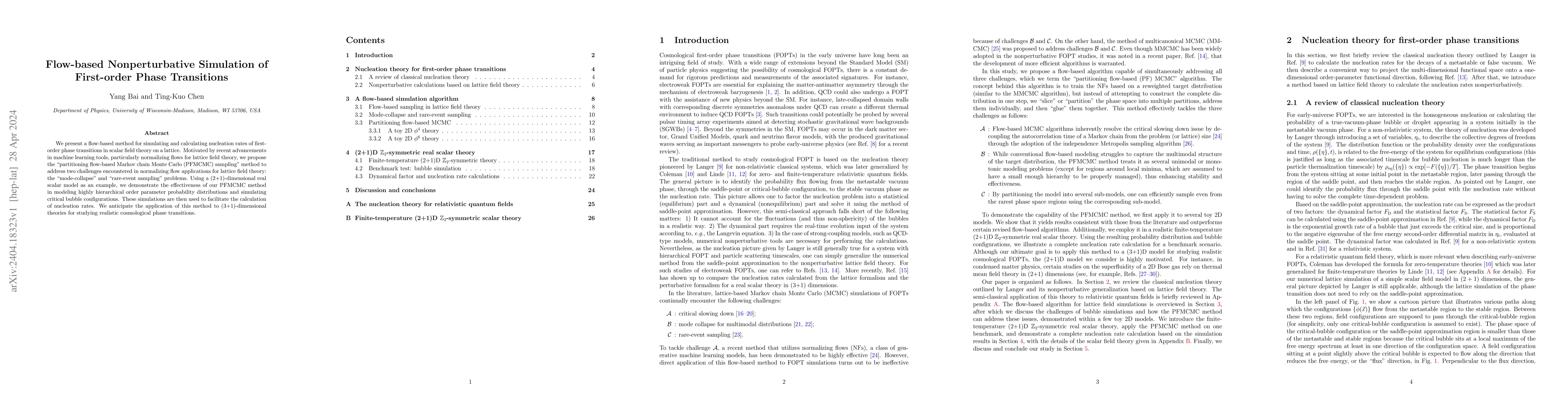 Thumbnail for Flow-based Nonperturbative Simulation of First-order Phase Transitions