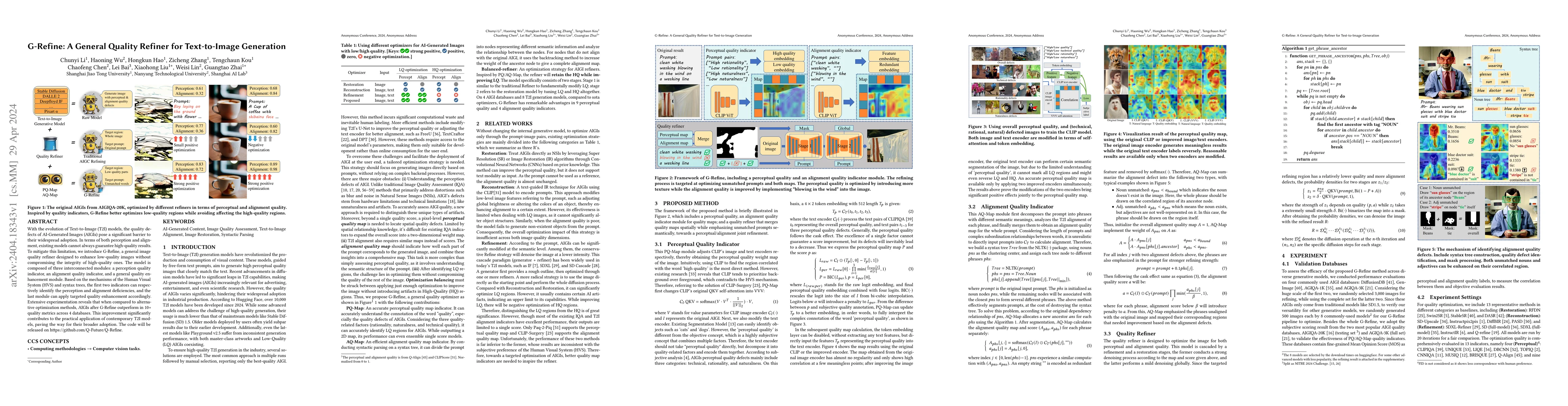 Thumbnail for G-Refine: A General Quality Refiner for Text-to-Image Generation