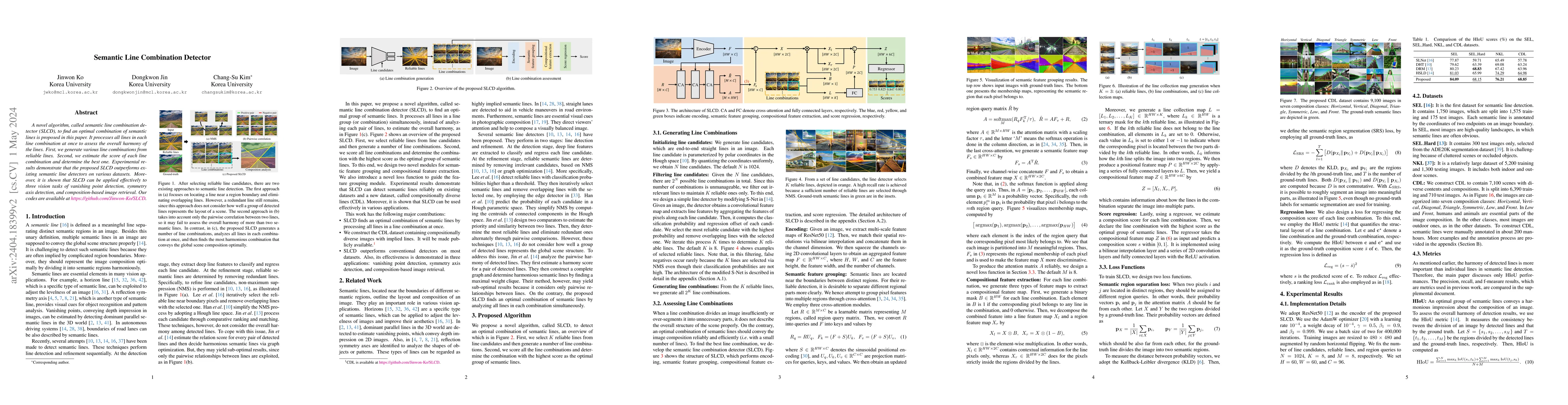 Thumbnail for Semantic Line Combination Detector