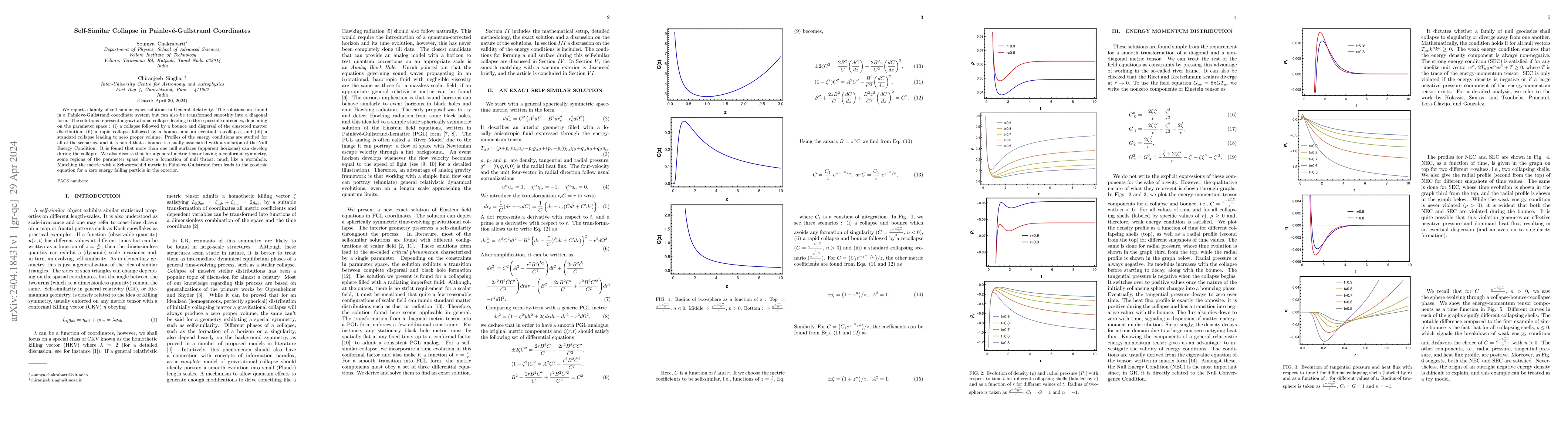 Thumbnail for Self-Similar Collapse in Painleve-Gullstrand Coordinates