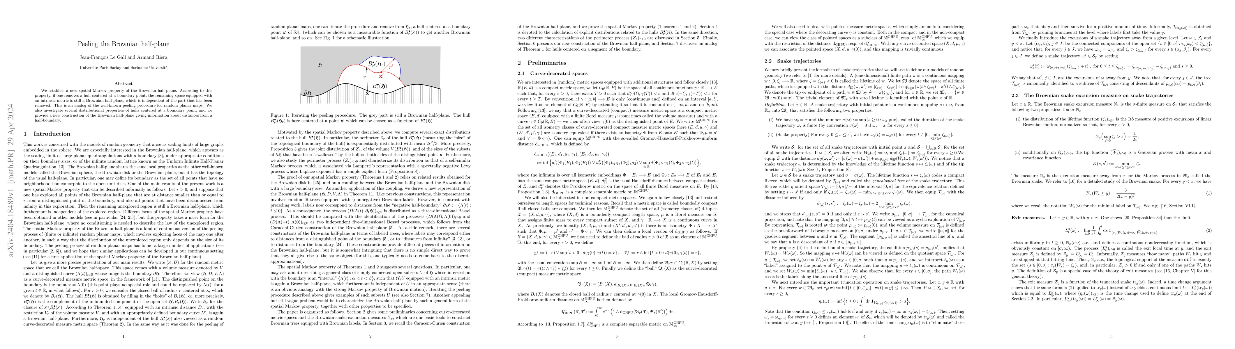 Thumbnail for Peeling the Brownian half-plane