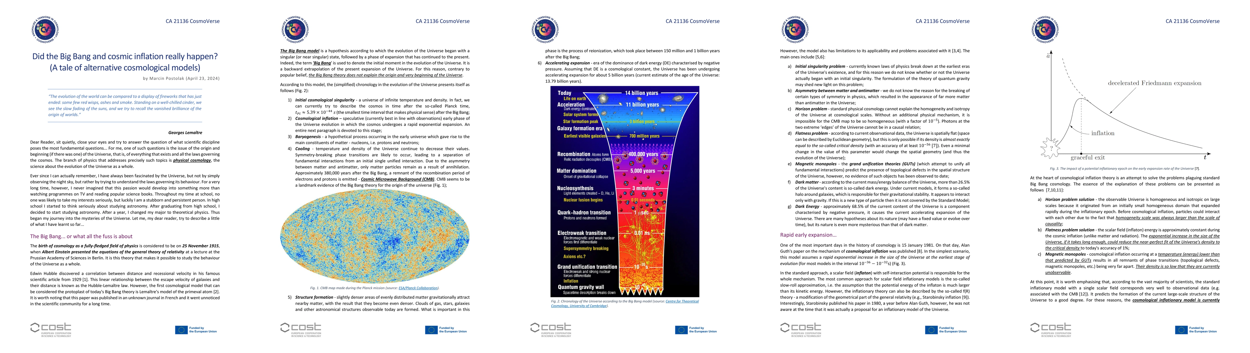 Thumbnail for Did the Big Bang and cosmic inflation really happen? (A tale of
  alternative cosmological models)