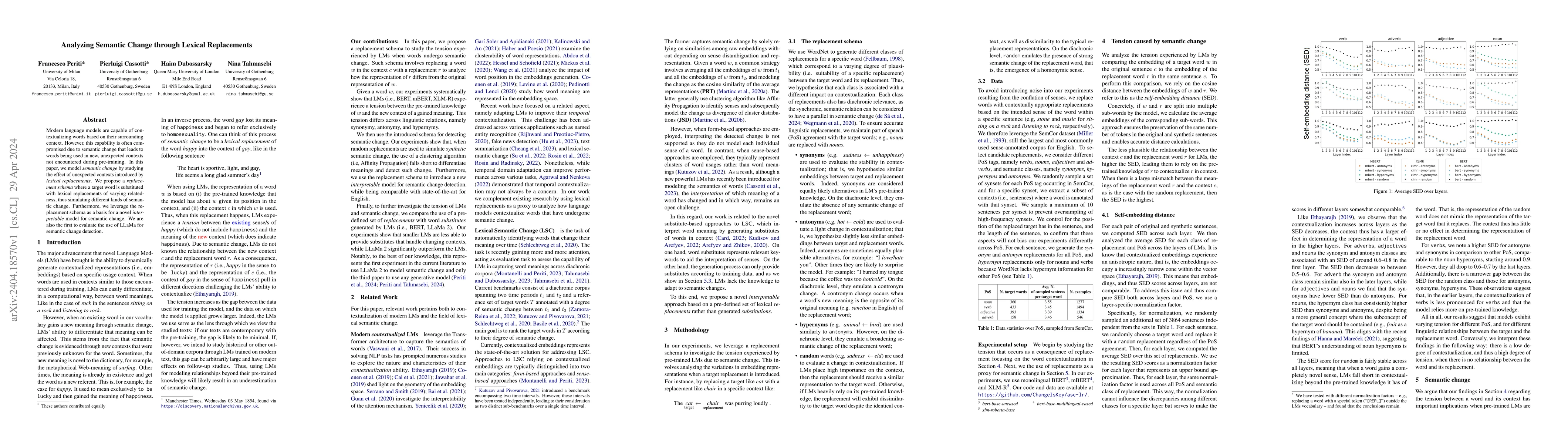 Thumbnail for Analyzing Semantic Change through Lexical Replacements